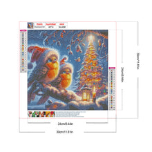 Load image into Gallery viewer, Diamond Painting - Full Round - Christmas of birds in the forest (30*30CM)