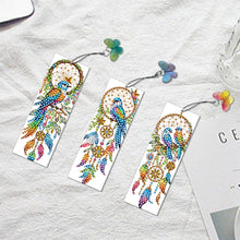 Load image into Gallery viewer, 3Pcs Special Shape Dream Catcher Bird Diamond Painting Art Bookmark for Books