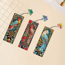 Load image into Gallery viewer, 3Pcs Special Shape Birds Diamond Painting Art Bookmark with Pendant for Books