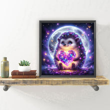 Load image into Gallery viewer, Diamond Painting - Full Round - Love hedgehog (30*30CM)