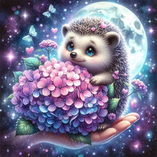 Load image into Gallery viewer, Diamond Painting - Full Round - Hedgehog and flower (30*30CM)