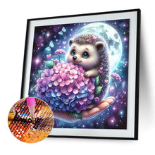 Load image into Gallery viewer, Diamond Painting - Full Round - Hedgehog and flower (30*30CM)