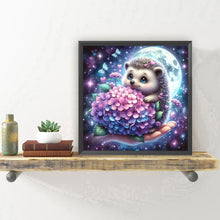 Load image into Gallery viewer, Diamond Painting - Full Round - Hedgehog and flower (30*30CM)