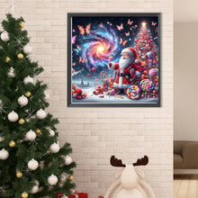 Load image into Gallery viewer, Diamond Painting - Full Round - Santa Claus and starry sky (40*40CM)