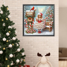 Load image into Gallery viewer, Diamond Painting - Full Round - Christmas girl (40*40CM)