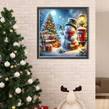 Load image into Gallery viewer, Diamond Painting - Full Round - Christmas snowman (40*40CM)