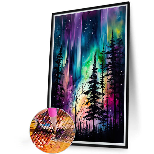 Diamond Painting - Full Round - Colorful aurora (40*60CM)