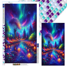 Load image into Gallery viewer, Diamond Painting - Full Round - Colorful aurora and lights (40*70CM)