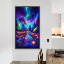 Load image into Gallery viewer, Diamond Painting - Full Round - Colorful aurora and lights (40*70CM)