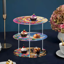 Load image into Gallery viewer, 3 Tier Acrylic Special Shape Cross Lily Crystal Display Rack Kit for Adults Kids