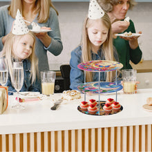 Load image into Gallery viewer, 3 Tier Acrylic Special Shape Cross Lily Crystal Display Rack Kit for Adults Kids