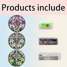 Load image into Gallery viewer, 3 Tier Acrylic Special Shape Cross Lily Crystal Display Rack Kit for Adults Kids