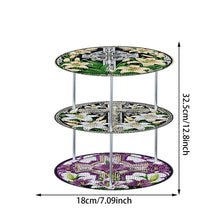 Load image into Gallery viewer, 3 Tier Acrylic Special Shape Cross Lily Crystal Display Rack Kit for Adults Kids