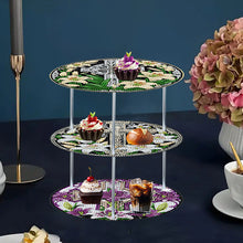 Load image into Gallery viewer, 3 Tier Acrylic Special Shape Cross Lily Crystal Display Rack Kit for Adults Kids