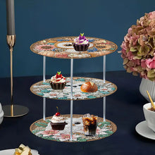 Load image into Gallery viewer, 3 Tier Acrylic Special Shape Cross Lily Crystal Display Rack Kit for Adults Kids