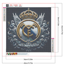Load image into Gallery viewer, Diamond Painting - Full Round - Real Madrid Club (40*40CM)