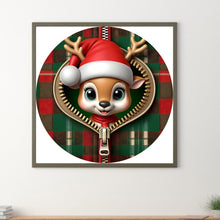 Load image into Gallery viewer, Diamond Painting - Full Round - Christmas elk (30*30CM)
