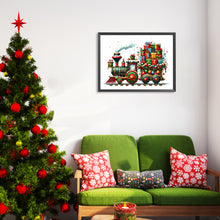 Load image into Gallery viewer, Diamond Painting - Full Square - Christmas gift train (40*30CM)