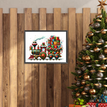 Load image into Gallery viewer, Diamond Painting - Full Square - Christmas gift train (40*30CM)