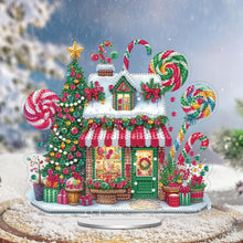 Load image into Gallery viewer, Acrylic Special Shaped Christmas Diamond Painting Desktop Decorations for Adults