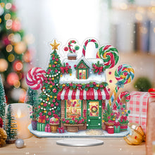 Load image into Gallery viewer, Acrylic Special Shaped Christmas Diamond Painting Desktop Decorations for Adults