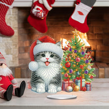 Load image into Gallery viewer, Acrylic Special Shaped Christmas Diamond Painting Desktop Decorations for Adults