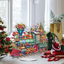 Load image into Gallery viewer, Acrylic Special Shaped Christmas Diamond Painting Desktop Decorations for Adults