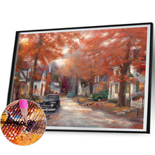 Load image into Gallery viewer, AB Diamond Painting - Full Round - Autumn town (50*40CM)