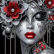 Load image into Gallery viewer, 4pcs Partial Special Diamond Painting Set - Elegant lady (40*40CM)