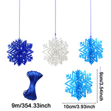 Load image into Gallery viewer, PET Special Shaped Snowflake 5D DIY Diamond Art Hanging Decorations for Beginner