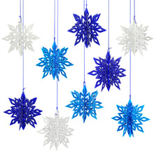 Load image into Gallery viewer, PET Special Shaped Snowflake 5D DIY Diamond Art Hanging Decorations for Beginner