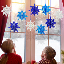 Load image into Gallery viewer, PET Special Shaped Snowflake 5D DIY Diamond Art Hanging Decorations for Beginner