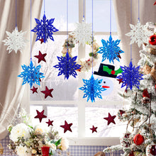 Load image into Gallery viewer, PET Special Shaped Snowflake 5D DIY Diamond Art Hanging Decorations for Beginner