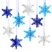 Load image into Gallery viewer, PET Special Shaped Snowflake 5D DIY Diamond Art Hanging Decorations for Beginner