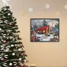 Load image into Gallery viewer, Diamond Painting - Full Square - House in the snow (40*50CM)