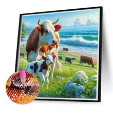 Load image into Gallery viewer, Diamond Painting - Full Round - Cow (40*40CM)