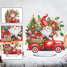 Load image into Gallery viewer, Acrylic Christmas Goblin Truck Rhinestones Desktop Ornaments Bedroom Table Decor