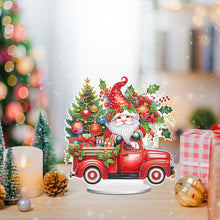 Load image into Gallery viewer, Acrylic Christmas Goblin Truck Rhinestones Desktop Ornaments Bedroom Table Decor