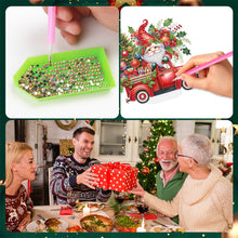 Load image into Gallery viewer, Acrylic Christmas Goblin Truck Rhinestones Desktop Ornaments Bedroom Table Decor