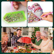 Load image into Gallery viewer, Acrylic Christmas Goblin Truck Rhinestones Desktop Ornaments Bedroom Table Decor