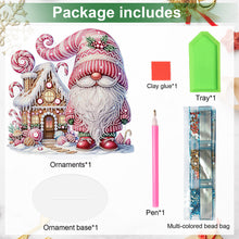 Load image into Gallery viewer, Acrylic Christmas Goblin Truck Rhinestones Desktop Ornaments Bedroom Table Decor