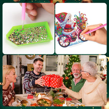 Load image into Gallery viewer, Acrylic Christmas Goblin Truck Rhinestones Desktop Ornaments Bedroom Table Decor