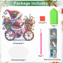 Load image into Gallery viewer, Acrylic Christmas Goblin Truck Rhinestones Desktop Ornaments Bedroom Table Decor