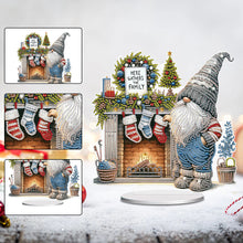Load image into Gallery viewer, Acrylic Christmas Goblin Truck Rhinestones Desktop Ornaments Bedroom Table Decor