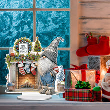 Load image into Gallery viewer, Acrylic Christmas Goblin Truck Rhinestones Desktop Ornaments Bedroom Table Decor