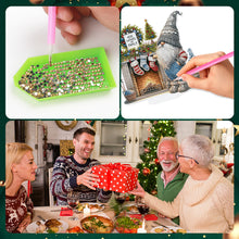 Load image into Gallery viewer, Acrylic Christmas Goblin Truck Rhinestones Desktop Ornaments Bedroom Table Decor