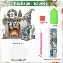 Load image into Gallery viewer, Acrylic Christmas Goblin Truck Rhinestones Desktop Ornaments Bedroom Table Decor