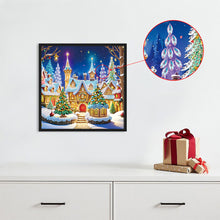 Load image into Gallery viewer, Diamond Painting - Full Round - House with Christmas atmosphere (30*30CM)