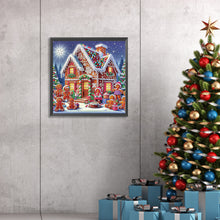 Load image into Gallery viewer, Diamond Painting - Full Round - House with Christmas atmosphere (30*30CM)