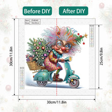 Load image into Gallery viewer, Diamond Painting - Partial Special Shaped - Santa Claus grandmother (30*30CM)